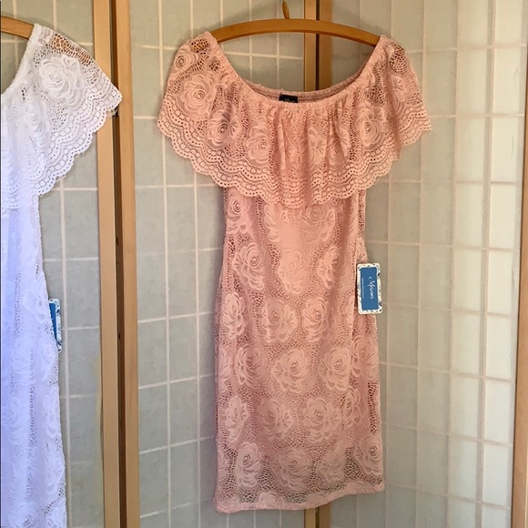 Pale Pink Midi Comfortable Dress - Picture 4 of 9